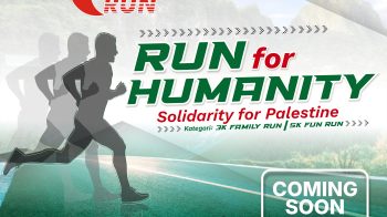 flyer untuk kegiatan lari demi kaanusiaan